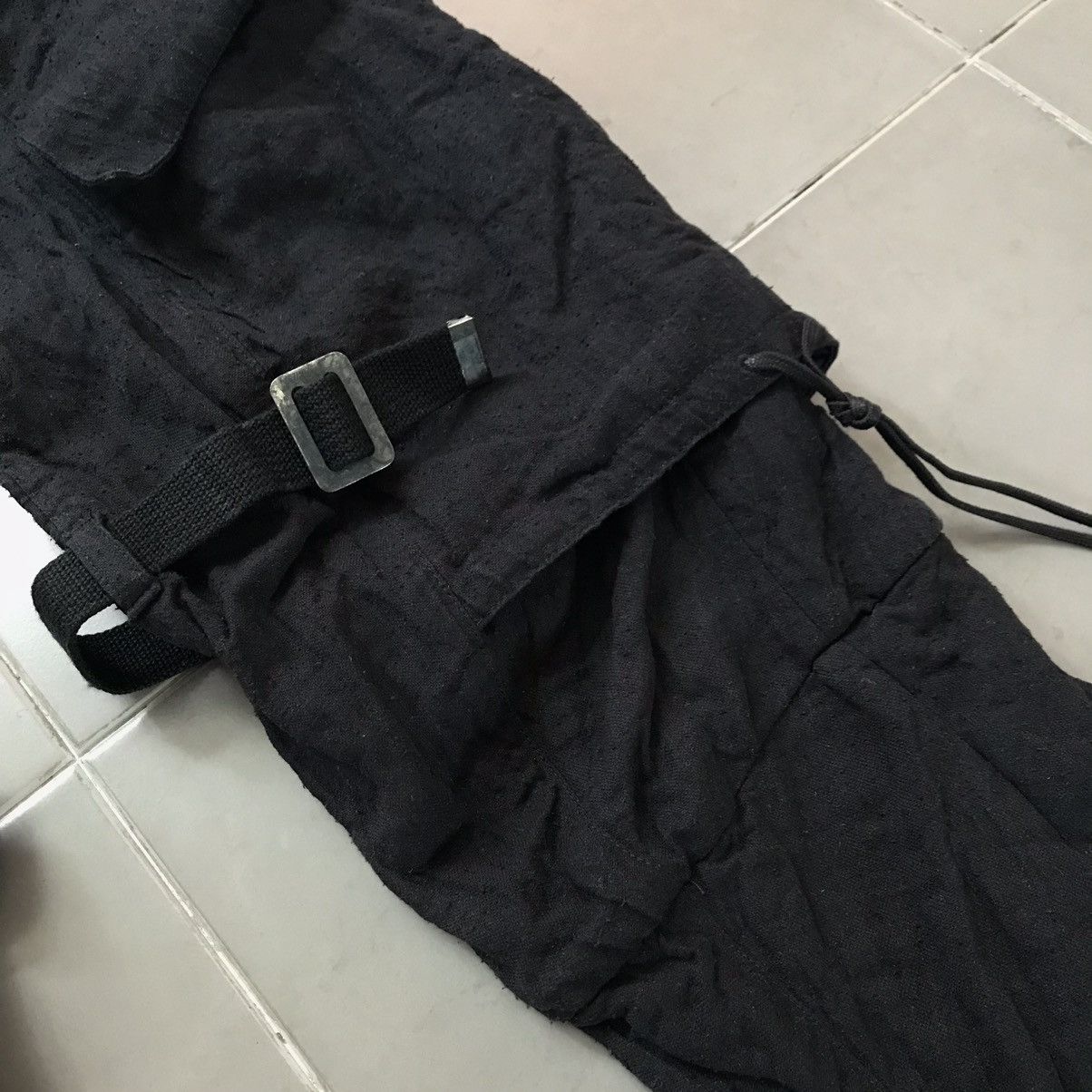 D.Hygen D.HYGEN MIX SILK COTTON LAYERED CARGO PANTS Size US 30 / EU 46 - 13 Thumbnail