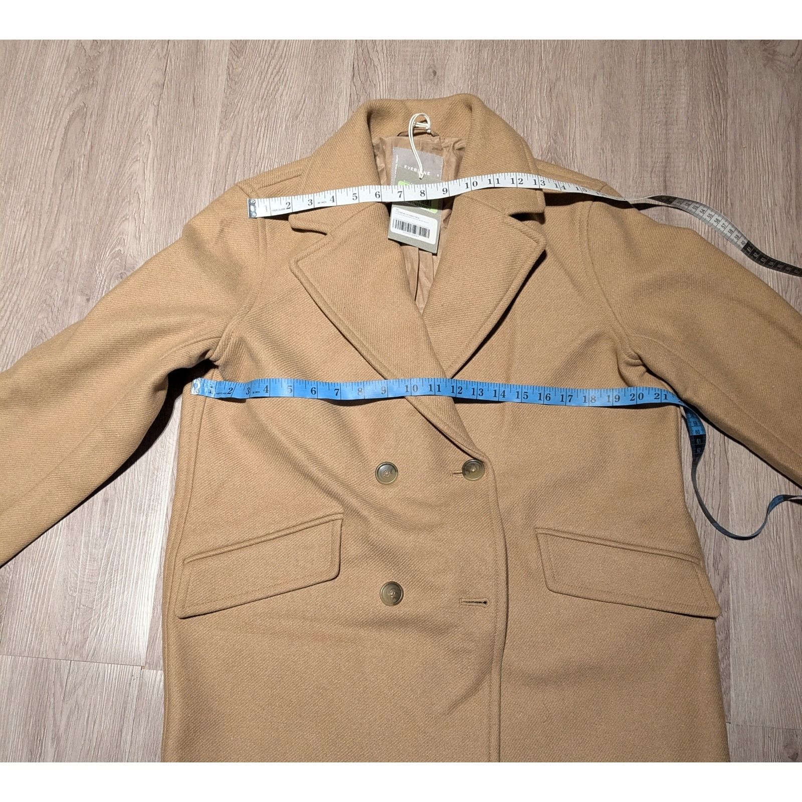 Everlane Everlane - Italian Re-Wool Coat / size 8 / Tan / NWT Size M / US 6-8 / IT 42-44 - 6 Thumbnail