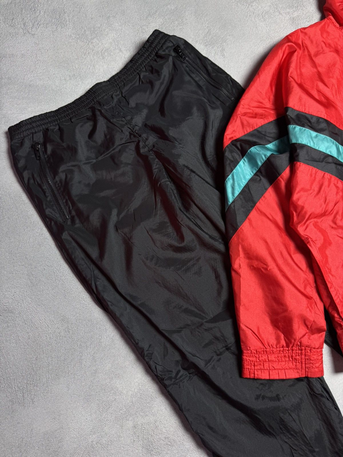 Adidas 1990s Adidas Vintage Nylon Tracksuit Set size XS Size US XS / EU 42 / 0 - 4 Thumbnail