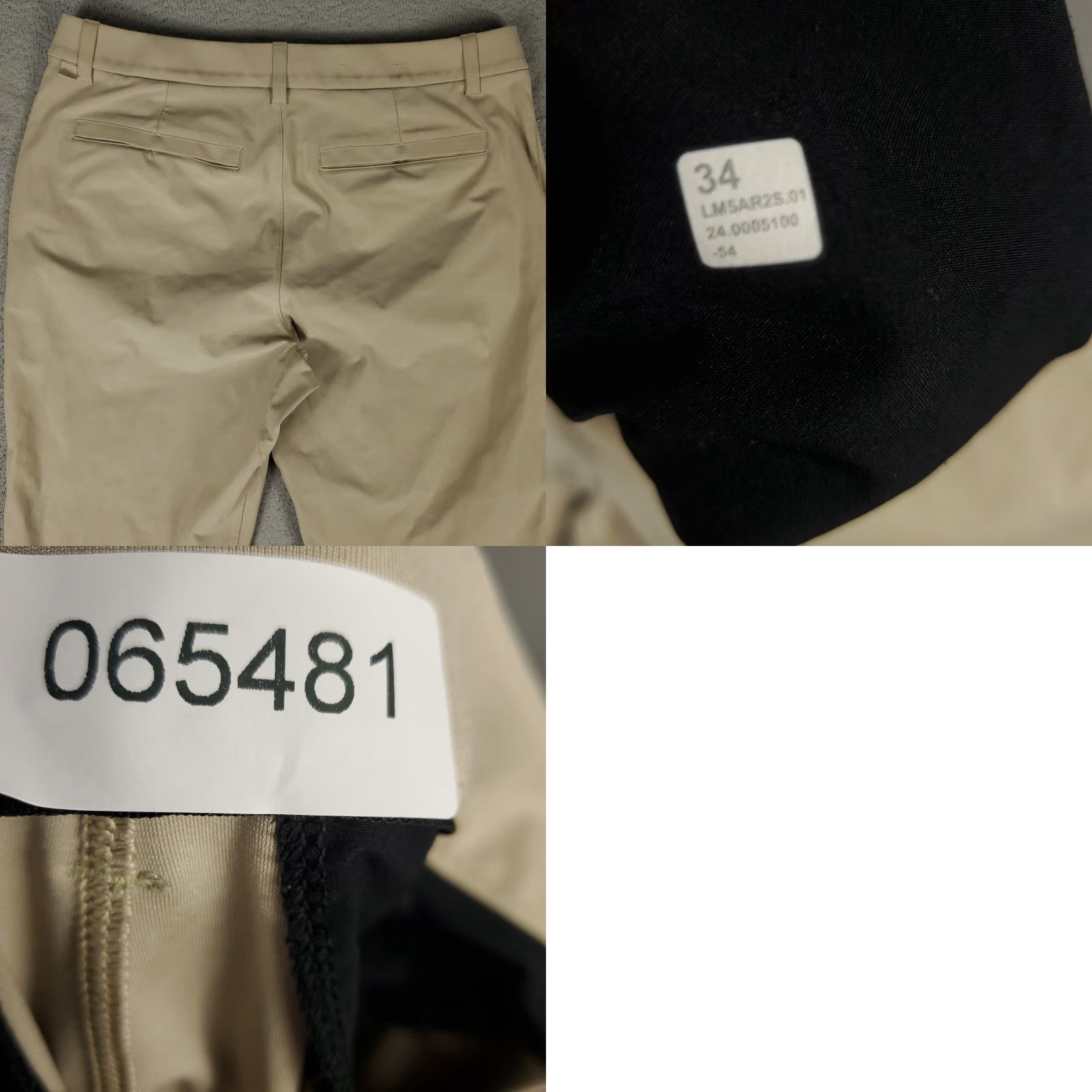 Lululemon Lululemon Pants Mens 34x28 Beige Slash Pockets Chino Trousers Commission ABC Size US 34 / EU 50 - 9 Thumbnail