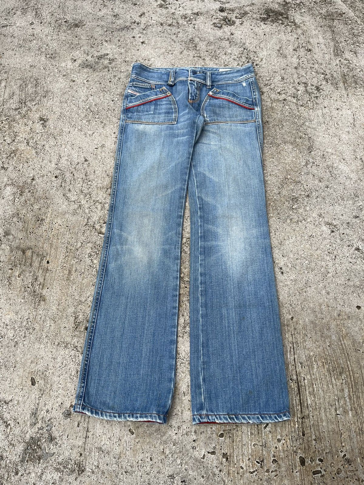 Diesel Diesel Industry Reckfly Denim Jeans Rare Pocket Size 29" - 1 Thumbnail