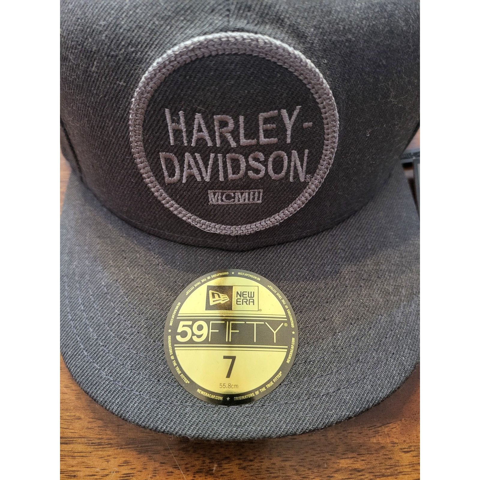 Harley Davidson Harley Davidson New Era 59 Fifty Size 7 New With Tags Hat Size ONE SIZE - 2 Thumbnail