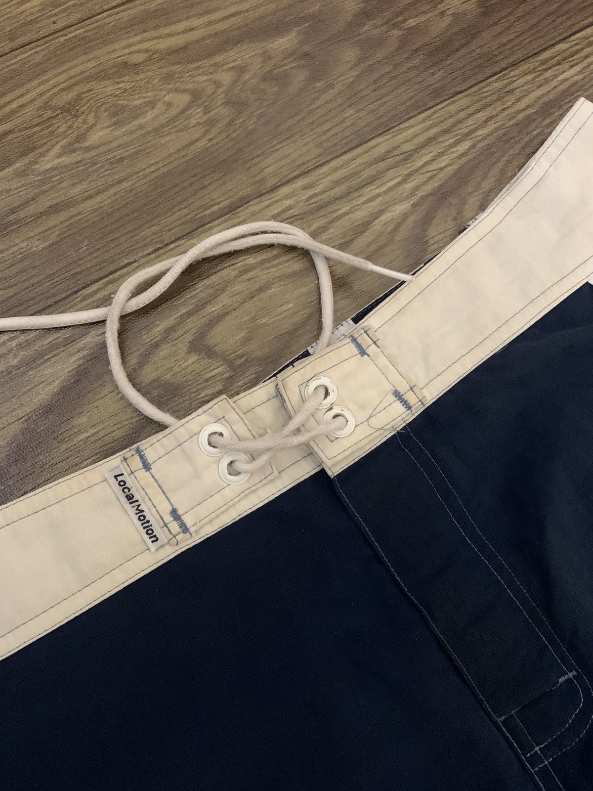 Japanese Brand Mens Sport Surf Pants LOCAL MOTION Japan Vintage 90s Y2K Size US 34 / EU 50 - 5 Thumbnail