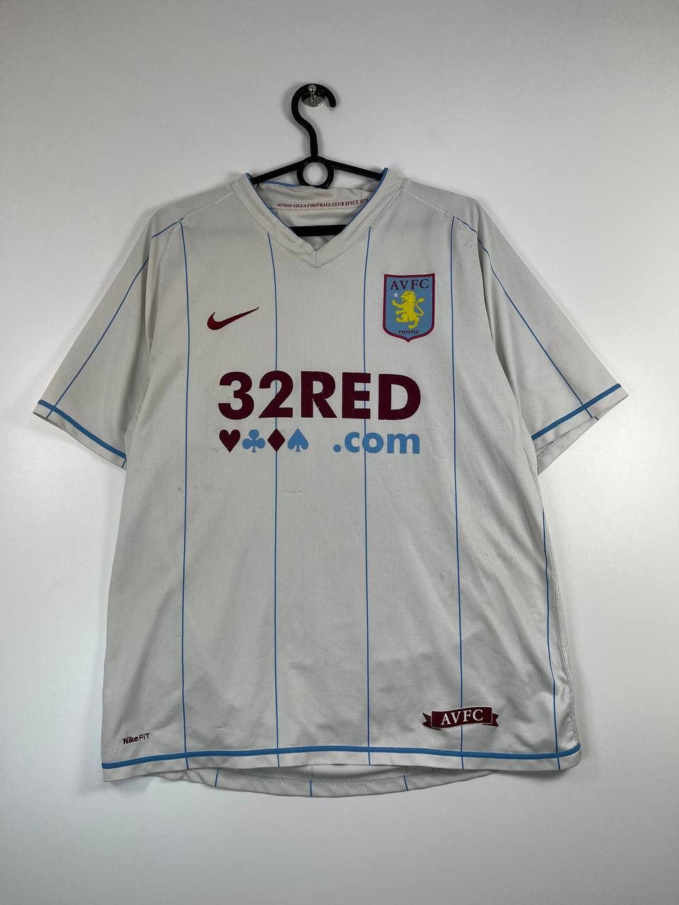 Nike Aston Villa 2007 2008 Away Shirt Nike Football Soccer Size L Size US L / EU 52-54 / 3 - 1 Thumbnail