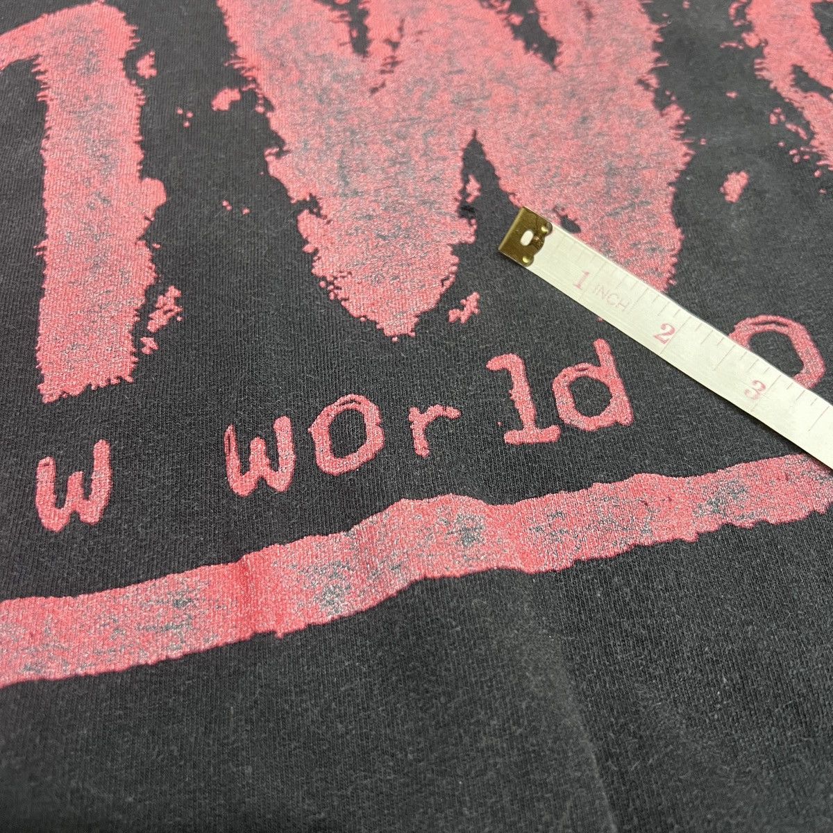 Vintage Vintage 90s NWO wrestling Promo Tee Faded 3XL Oversized Size US XXL / EU 58 / 5 - 6 Thumbnail
