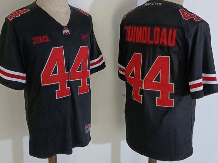 Other Men's Ohio State Buckeyes 44 J.T. Tuimoloau Black Jerseys Size US M / EU 48-50 / 2 - 3 Thumbnail