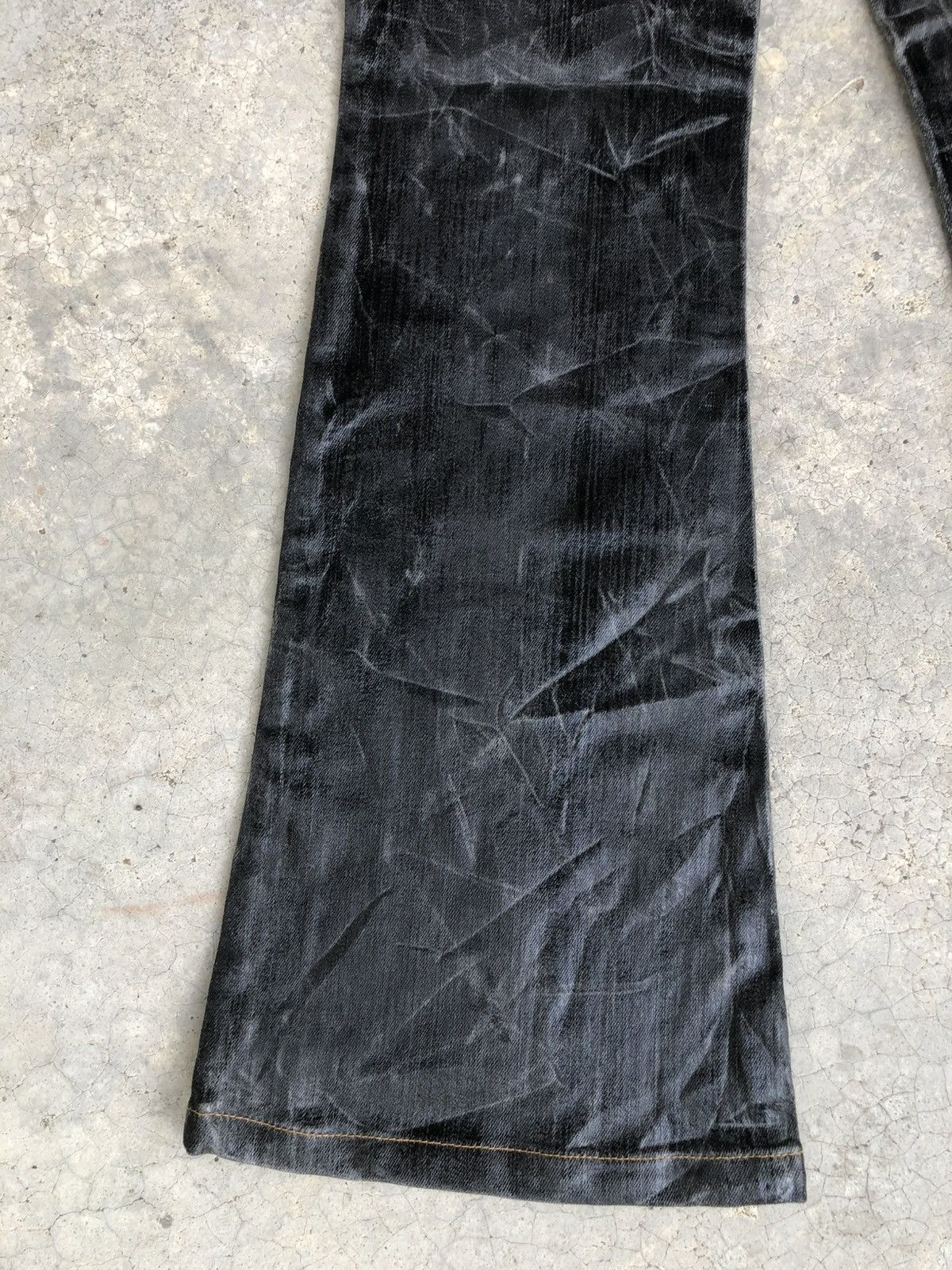 Tornado Mart Tornado Mart Flared Jeans Wax Jeans Size US 30 / EU 46 - 11 Thumbnail