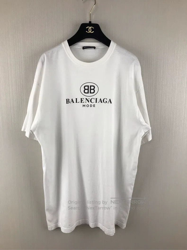Balenciaga Balenciaga Logo Short Sleeve T-Shirt - XS Size US XS / EU 42 / 0 - 1 Thumbnail