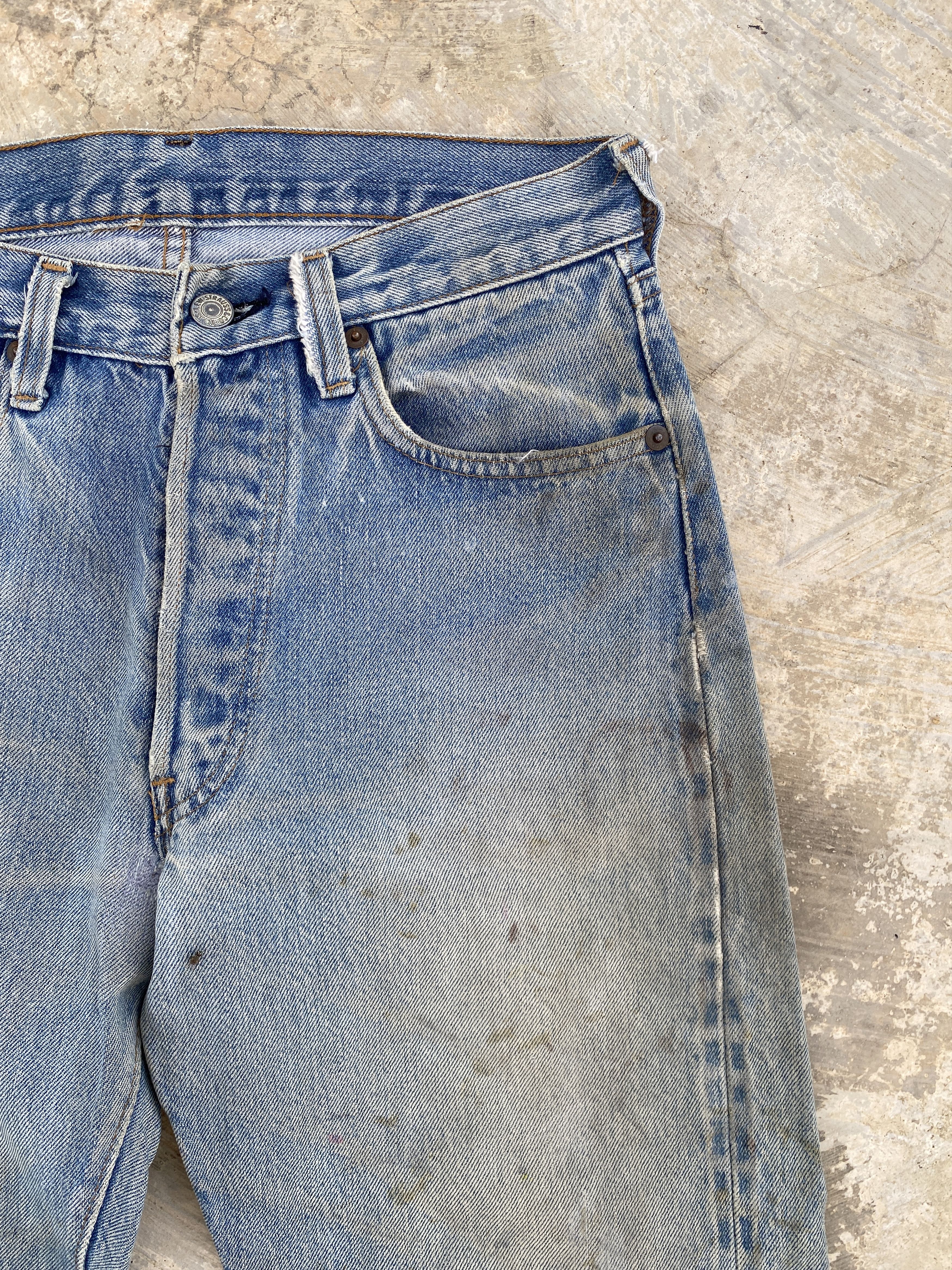 Levi's × Vintage Vintage 80s Levis 501 Redline #524 Selvedge Jeans Size US 29 - 3 Thumbnail