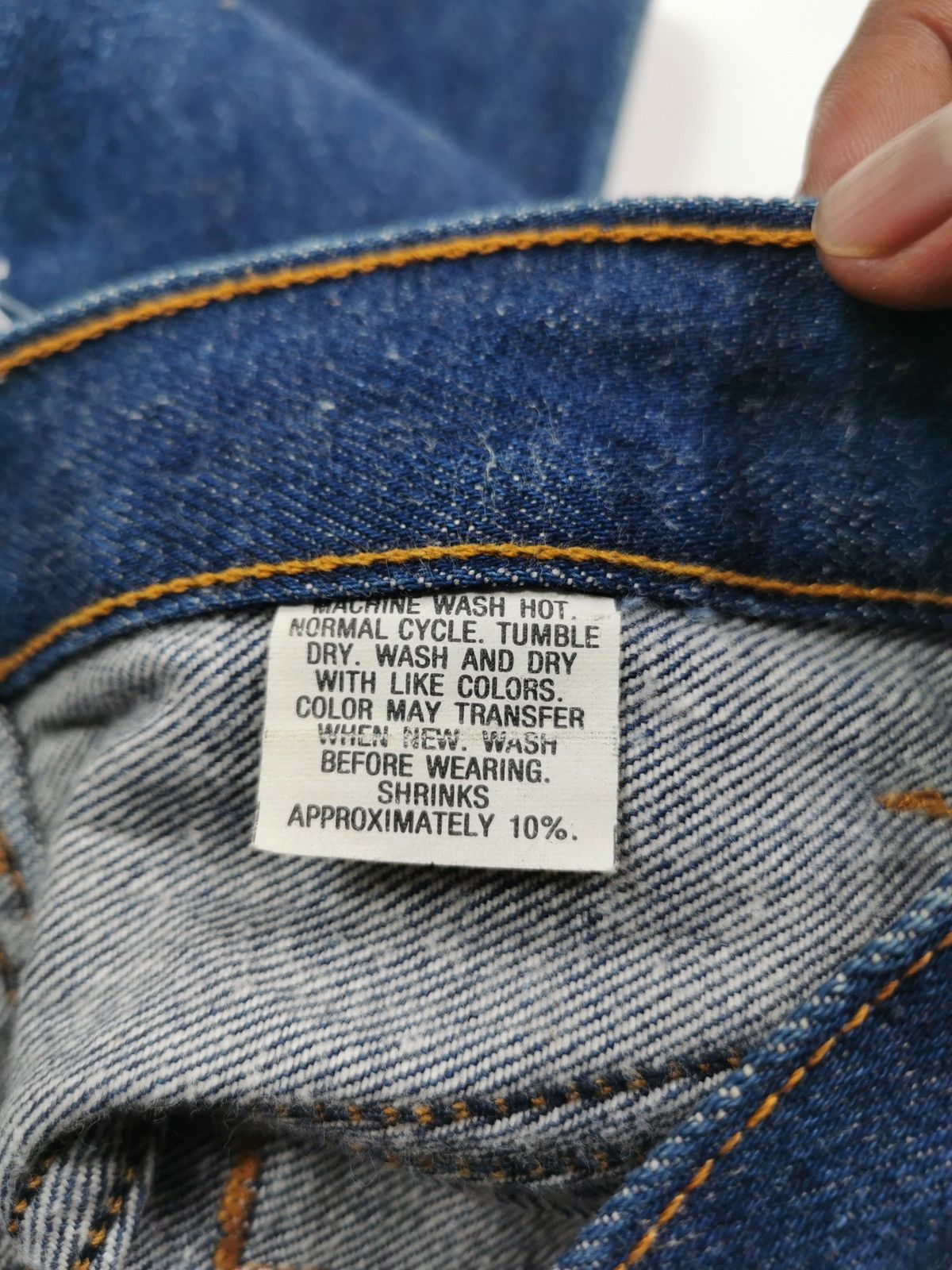 Levi's Vintage 80s Levis 501 Made in USA Denim Jeans Size US 26 / EU 42 - 3 Thumbnail