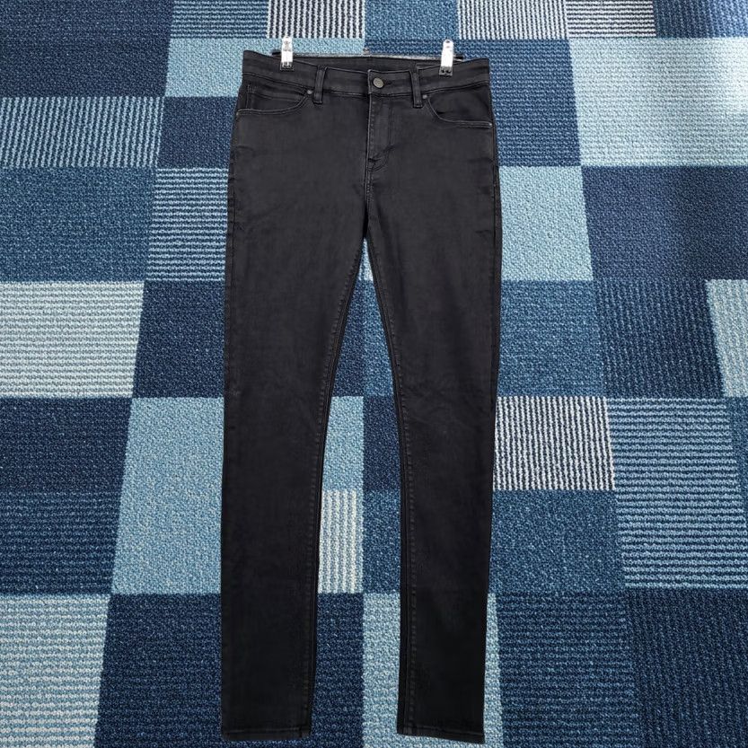 Asos ASOS Jeans Womens 30x32 Mid-Rise Skinny 5-Pocket Dark Wash Black Denim Size 30" / US 8 / IT 44 - 1 Thumbnail