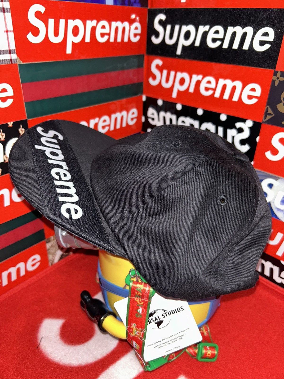 Supreme Supreme Visor Label 6-Panel Black SS18 NEW Size ONE SIZE - 3 Thumbnail