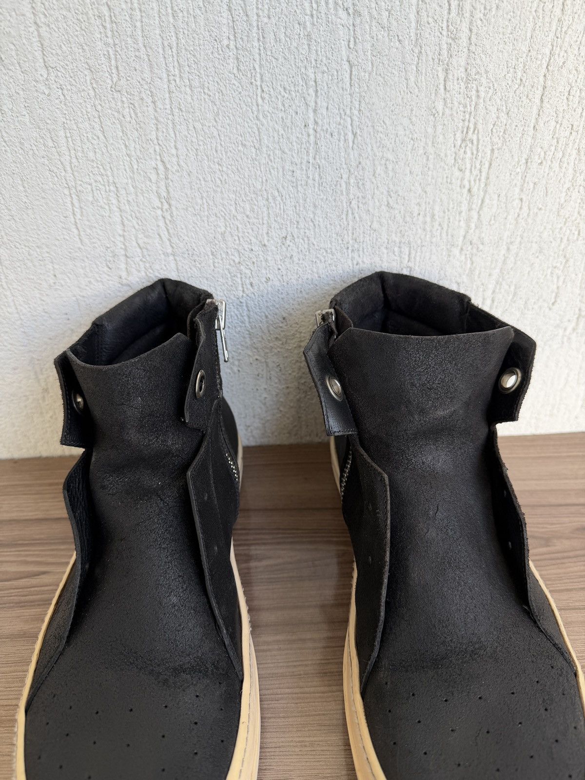 Rick Owens E15🕷️ Blistered leather island dunks Size US 10.5 / EU 43-44 - 8 Thumbnail