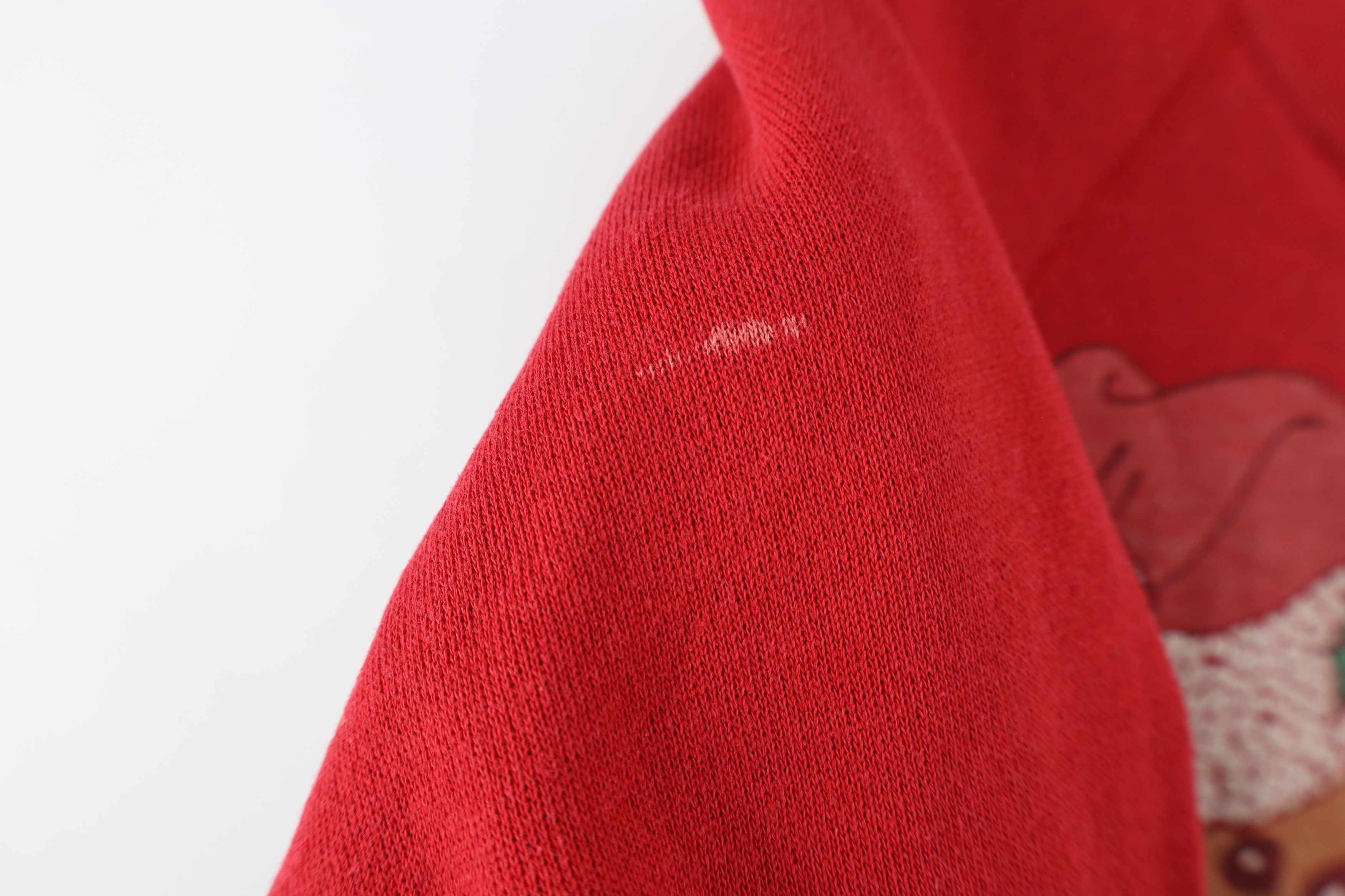 Vintage Vintage 90s Streetwear Christmas Teddy Bear Sweatshirt USA Size S / US 4 / IT 40 - 6 Thumbnail
