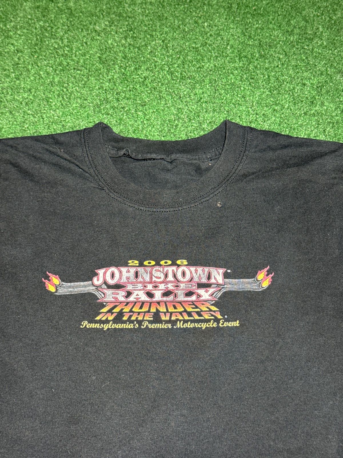 Harley Davidson Thunder In The Valley Biker Johnstown Long Sleeve T Shirt Size US L / EU 52-54 / 3 - 4 Thumbnail