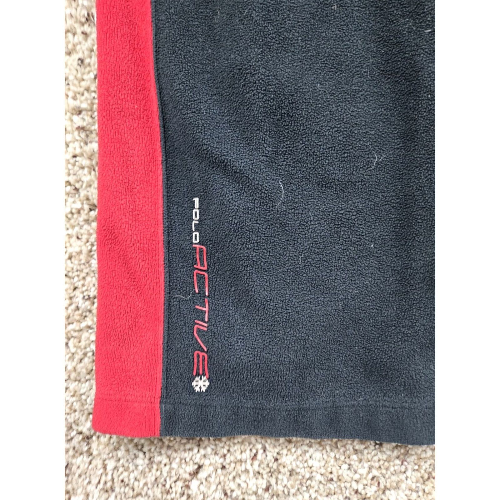 Polo Ralph Lauren VINTAGE Polo Ralph Lauren Active Sweatpants Large Mens Black Straight Leg Y2K Size US L / EU 52-54 / 3 - 3 Thumbnail