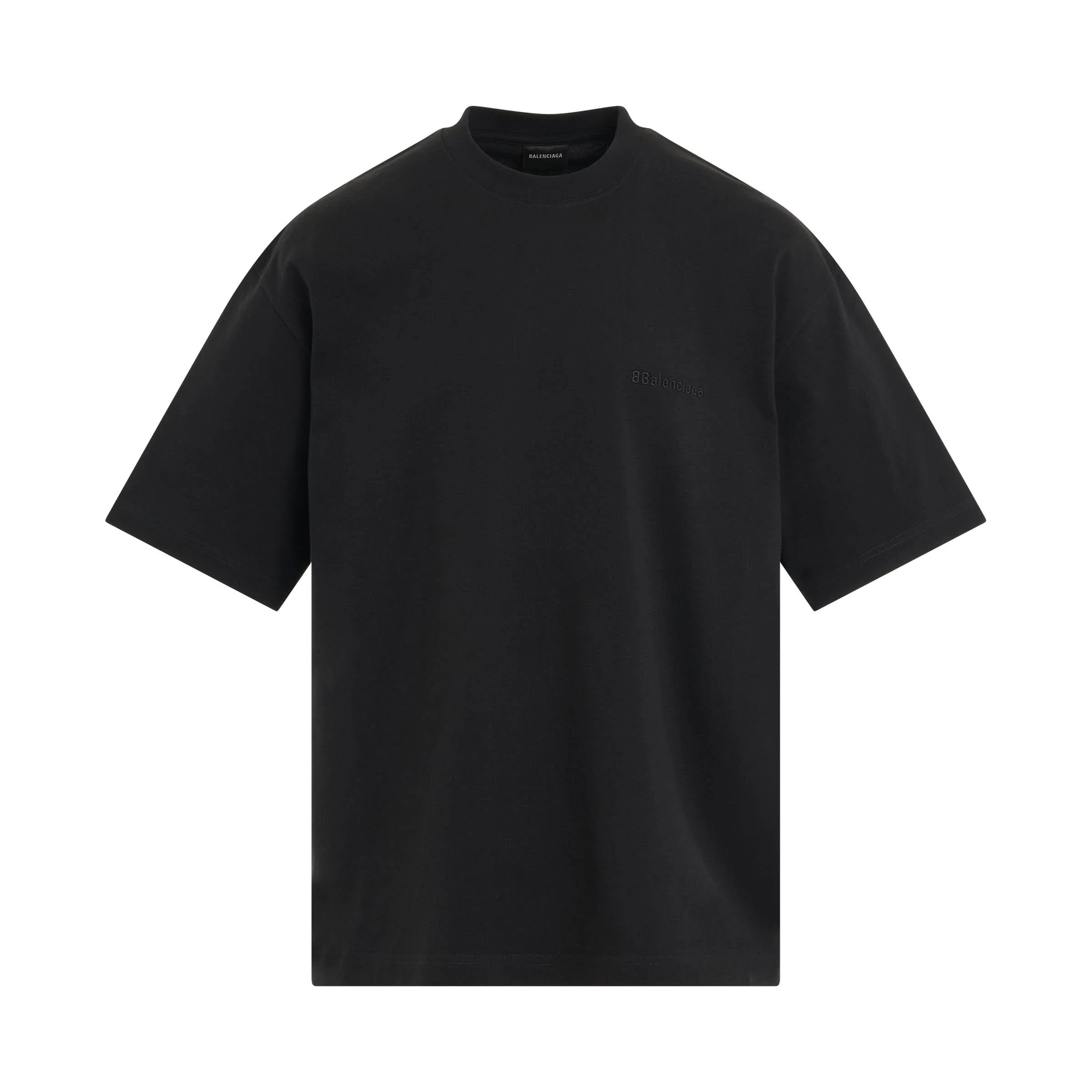 Balenciaga o1mt1gz0525 BB Corp T-Shirt Medium Fit in Black Size US S / EU 44-46 / 1 - 1 Thumbnail