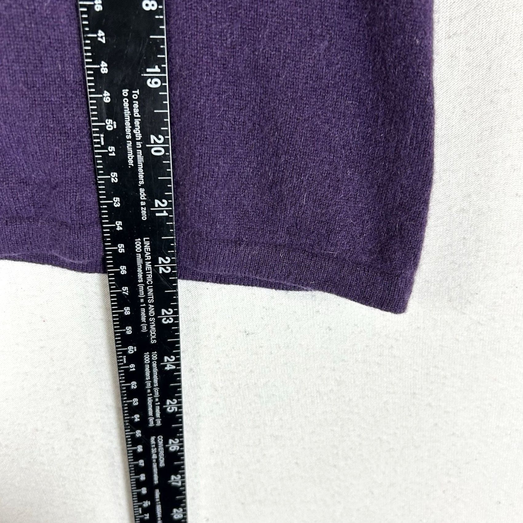 Vintage Marshall Fields 100% Cashmere Sweater Womens S Pullover Knit Purple Casual Size S / US 4 / IT 40 - 6 Thumbnail