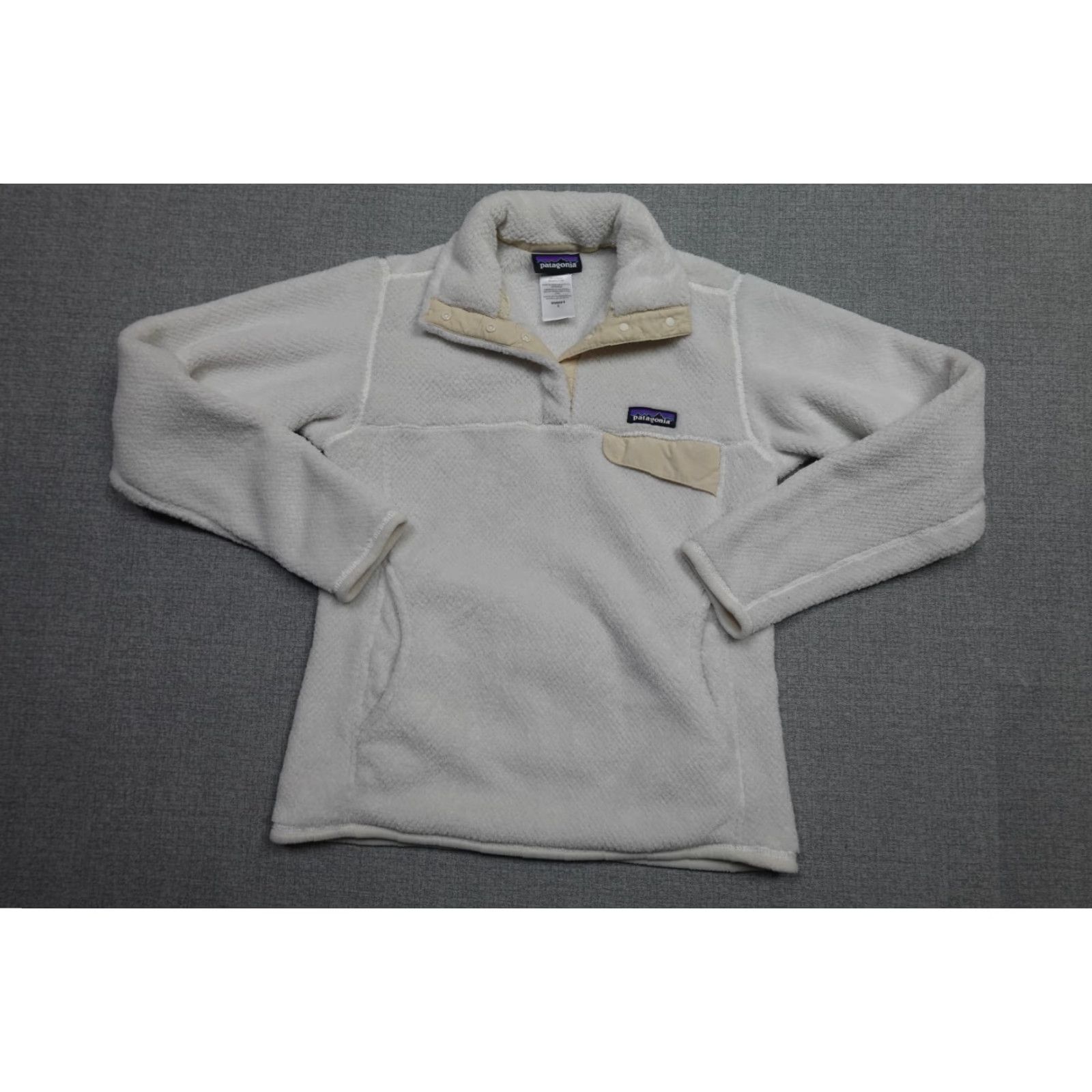 Patagonia Patagonia Sweater Shirt Womens Small White Fleece Dolman Sleeve High Neck Pullover Outdoor All Seasons Long Sleeve Size S / US 4 / IT 40 - 4 Thumbnail