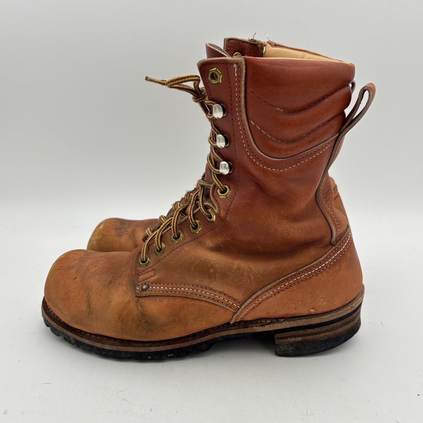 Vintage Vintage Matterhorn 9" Logger Work Boots Men's 8 Workwear Size US 8 / EU 41 - 4 Thumbnail