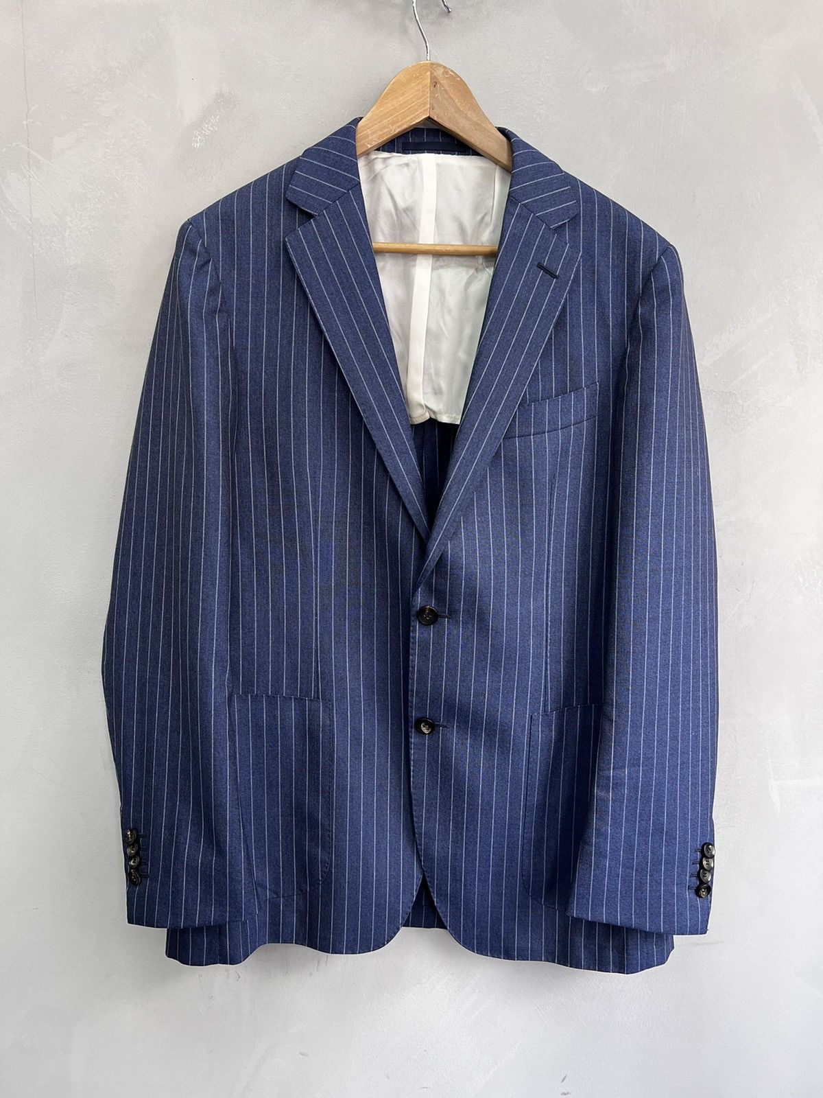 Designer × Suitsupply SUITSUPPLY Blazer/pants suit HAVAna Navy blue Wool EU50 Size 50R - 2 Thumbnail