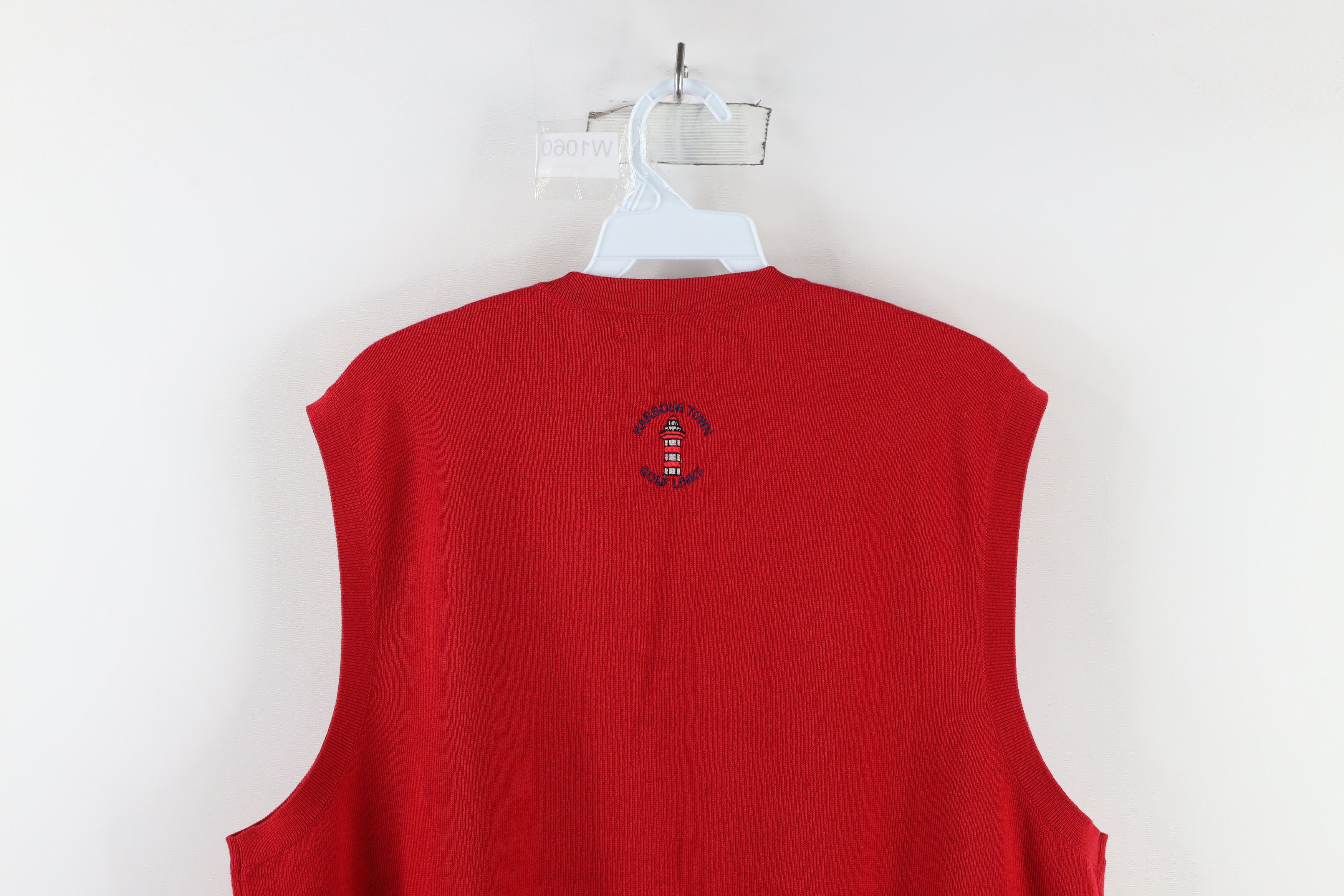 Polo Ralph Lauren Polo Golf Ralph Lauren Cotton Yarn Knit Sweater Vest Red Size US L / EU 52-54 / 3 - 8 Thumbnail