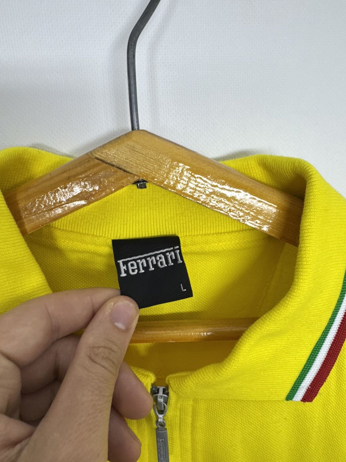 Ferrari Vintage Y2k Ferrari zip polo official licensed product 1999 Size US L / EU 52-54 / 3 - 9 Thumbnail