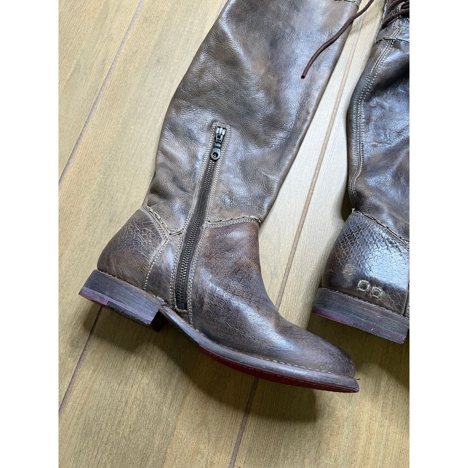 Bed Stu BED STU Brown Lux Women Sz 8 Manchester Distress Leather Size US 8 / IT 38 - 12 Thumbnail