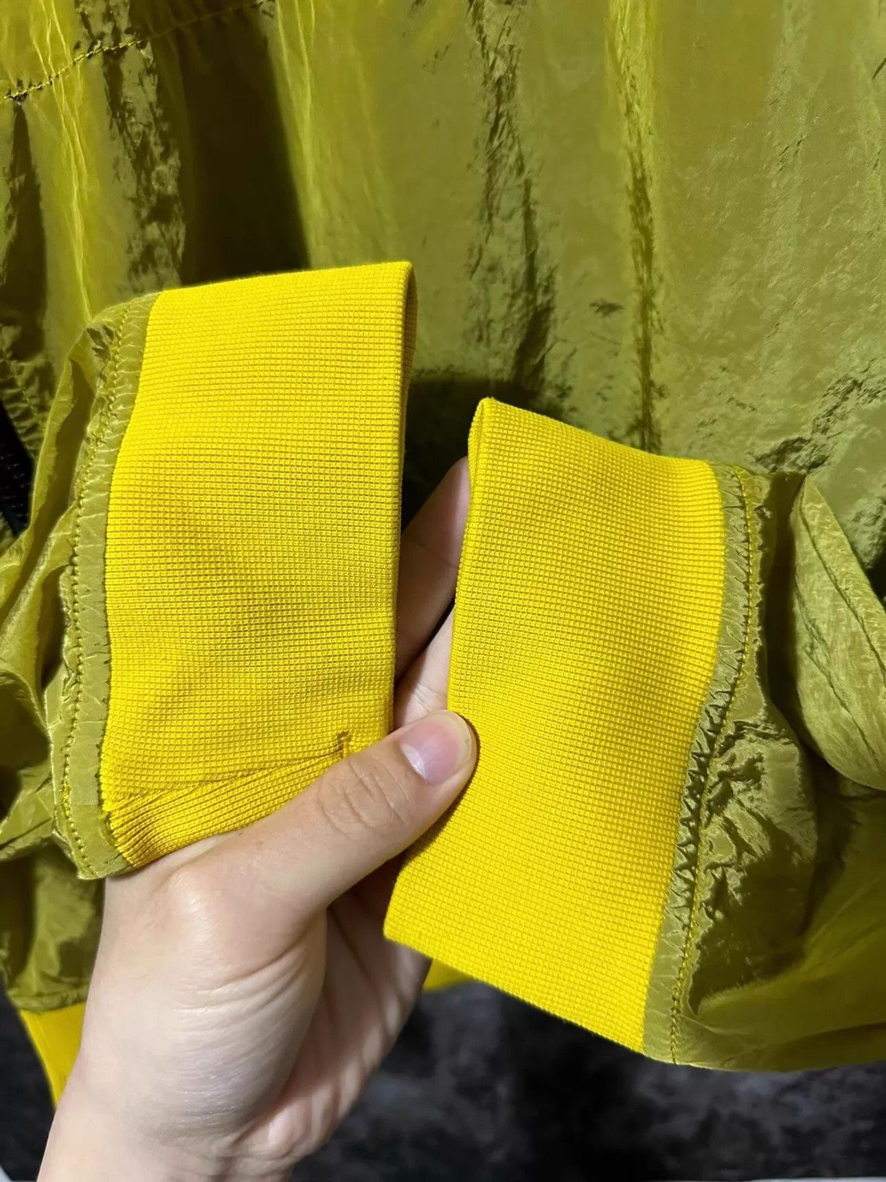 Stone Island Stone Island 18FW MetalNylon Yellow XXL Sweatshirt Size US XXL / EU 58 / 5 - 6 Thumbnail