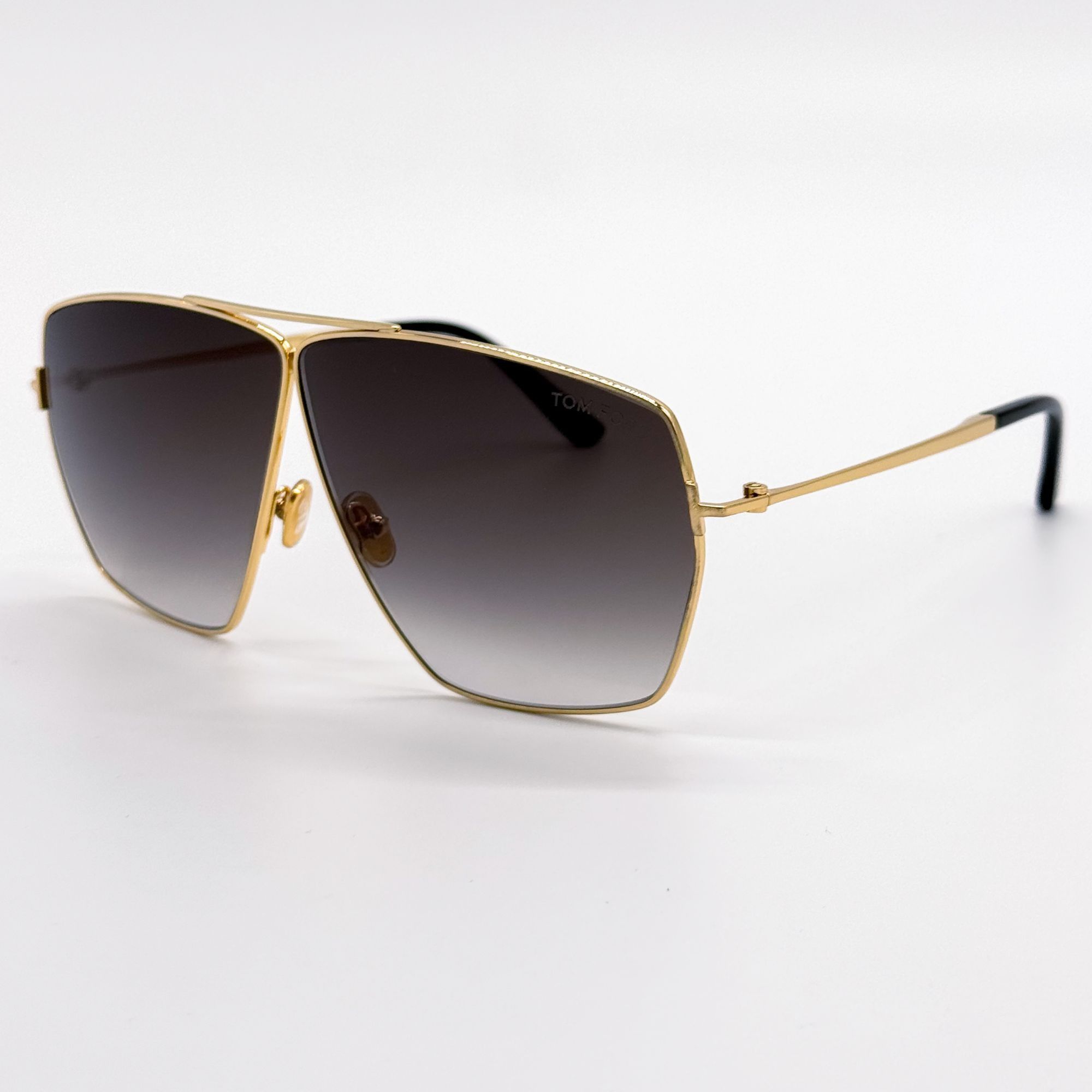 Tom Ford NEW TOM FORD STELLA TF1185 30B SUNGLASSES GOLD UNISEX FT1185 Size ONE SIZE - 7 Thumbnail
