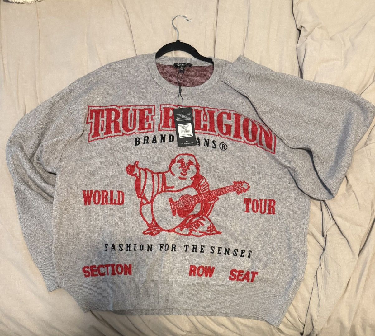 True Religion True Religion LS Boxy Sweater Size US XXL / EU 58 / 5 - 1 Thumbnail