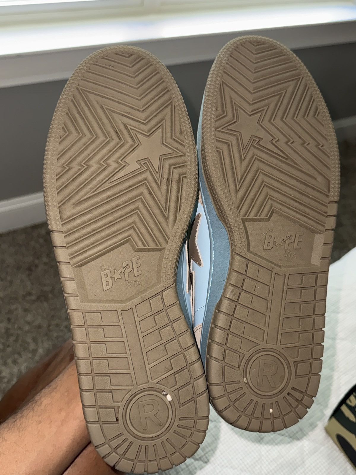 Bape A Bathing Ape Court Sta ‘ beige ’ Size US 9 / EU 42 - 6 Thumbnail
