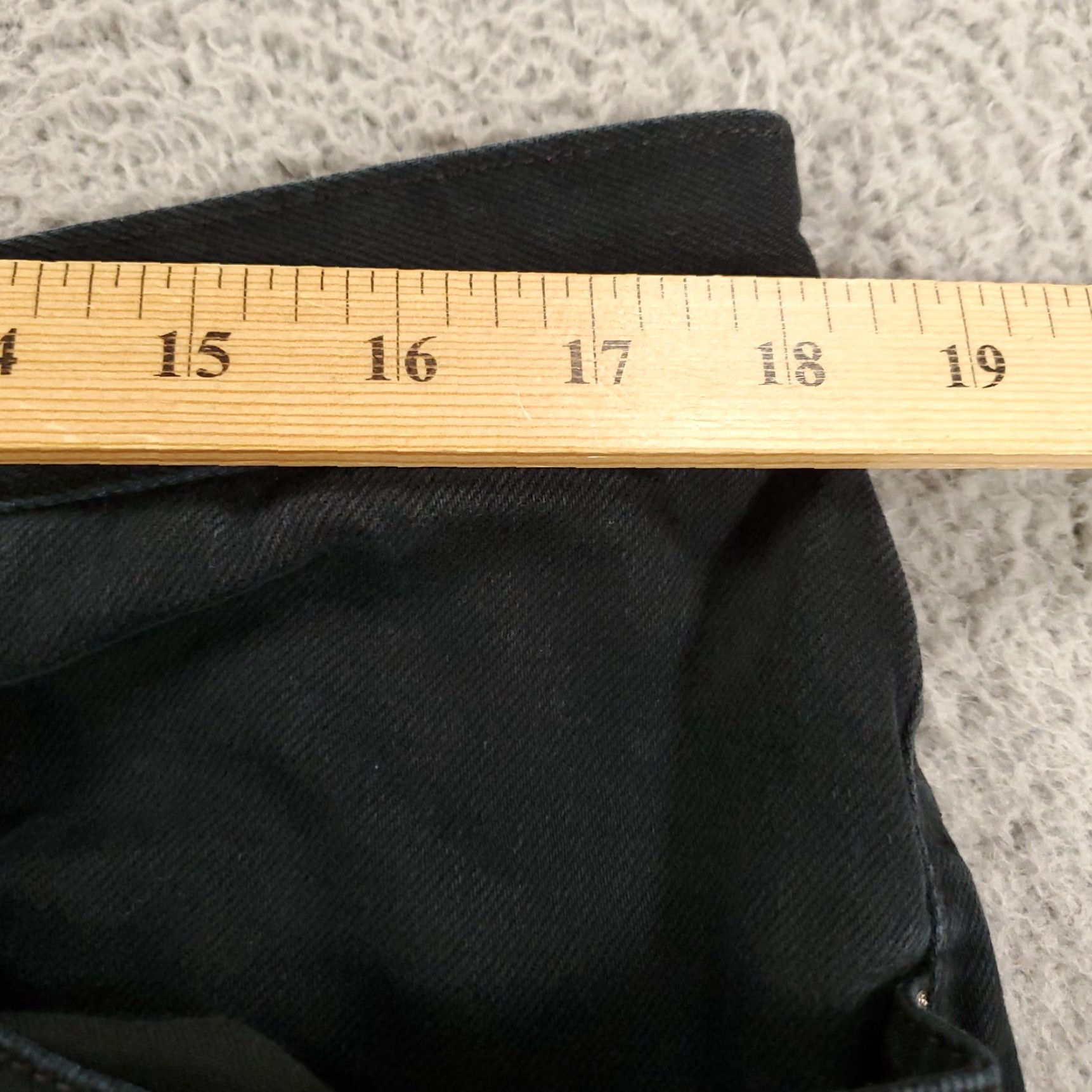 Vintage Rockies Jeans Womens Juniors 17 Long 36x32 Relaxed Low Rise Y2K Boot Cut Denim Black 5-Pocket Womens jeans 90s Southwestern Cowboy Logo Rocks Rockies Size 25" / US 0 / IT 36 - 4 Thumbnail