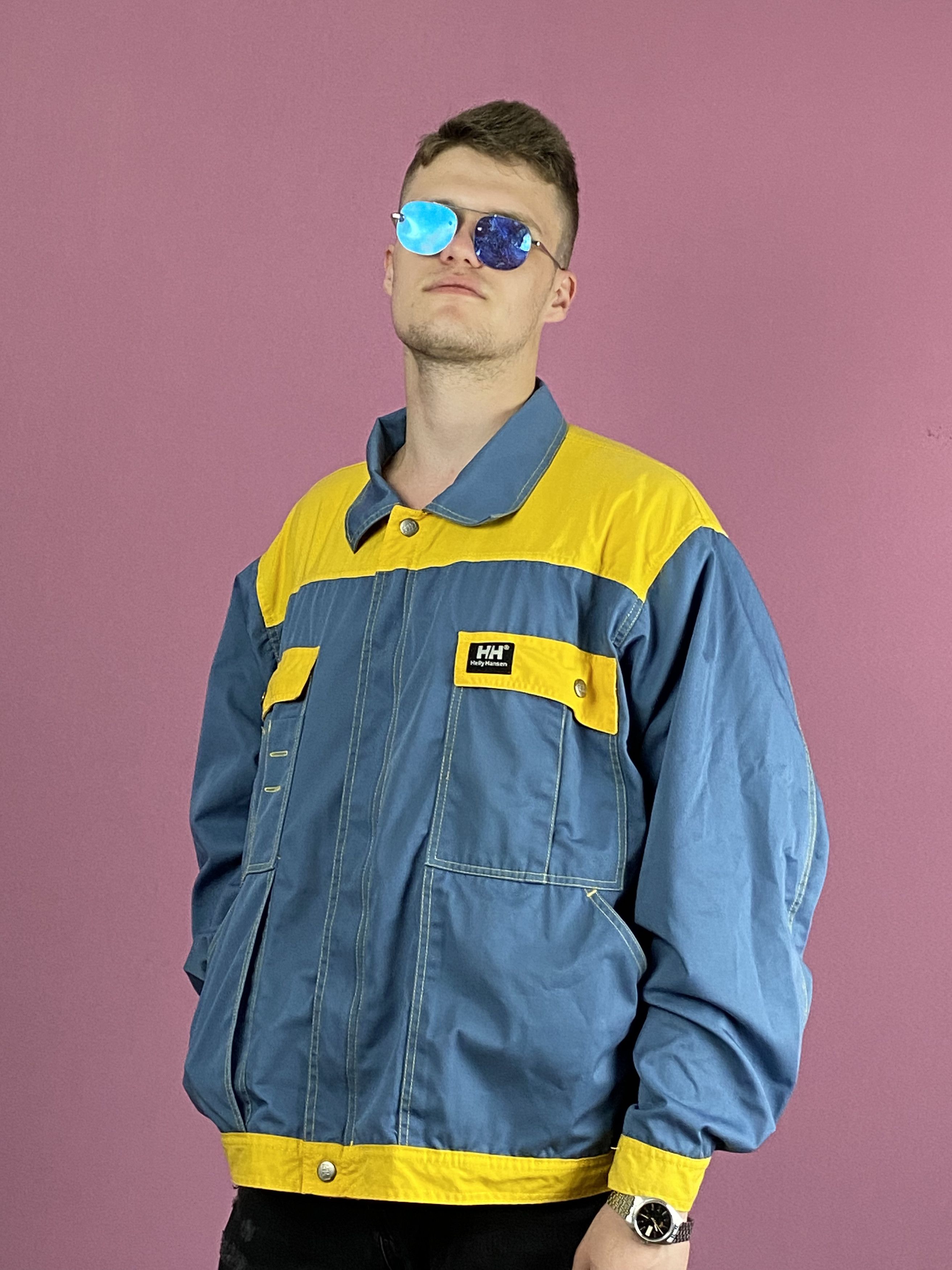Helly Hansen × Vintage Helly Hansen Vintage Men's Work Jacket - L Size US L / EU 52-54 / 3 - 2 Thumbnail