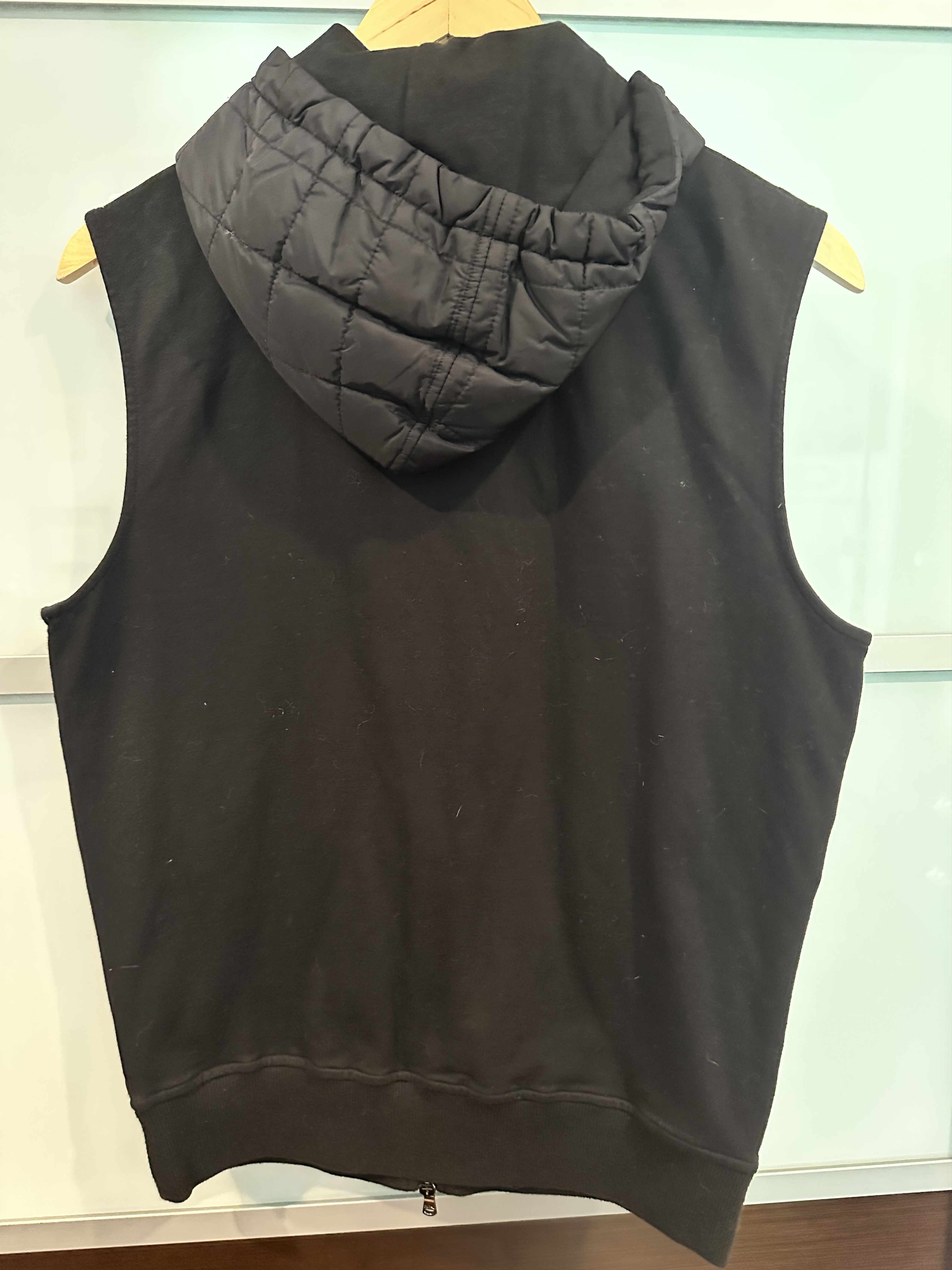 Michael Kors Men’s Black Quilted Hooded Vest Size US S / EU 44-46 / 1 - 6 Thumbnail