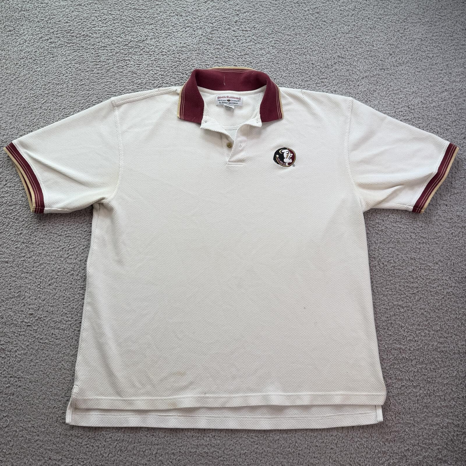 Other Vintage Florida State Seminoles Textured Polo Shirt XL FSU Size US XL / EU 56 / 4 - 1 Thumbnail