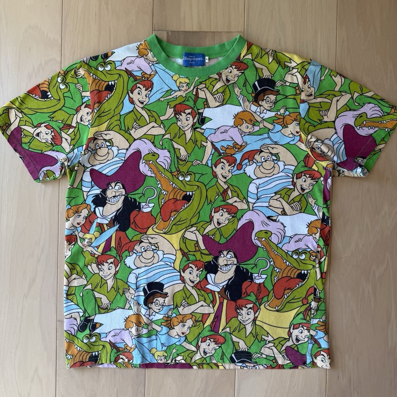 Disney Disney Peter Pan Shirt L Multicolor Tinker Bell Captain Hook Size US L / EU 52-54 / 3 - 2 Thumbnail