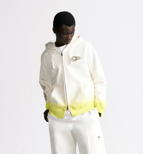 Dior × Kaws o1w1db11025 513J201 Hooded Sweatshirt in White/Yellow Size US S / EU 44-46 / 1 - 3 Thumbnail