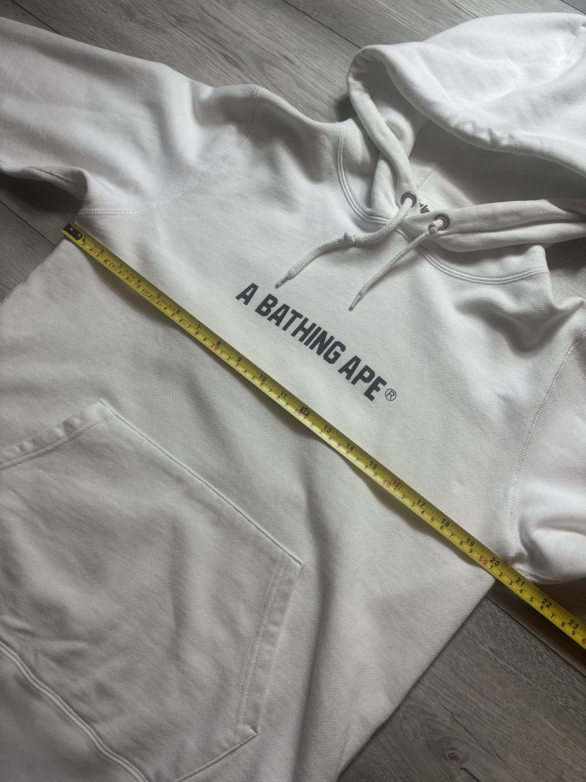 Bape Bape busy works spellout pullover hoodie Size US L / EU 52-54 / 3 - 10 Thumbnail