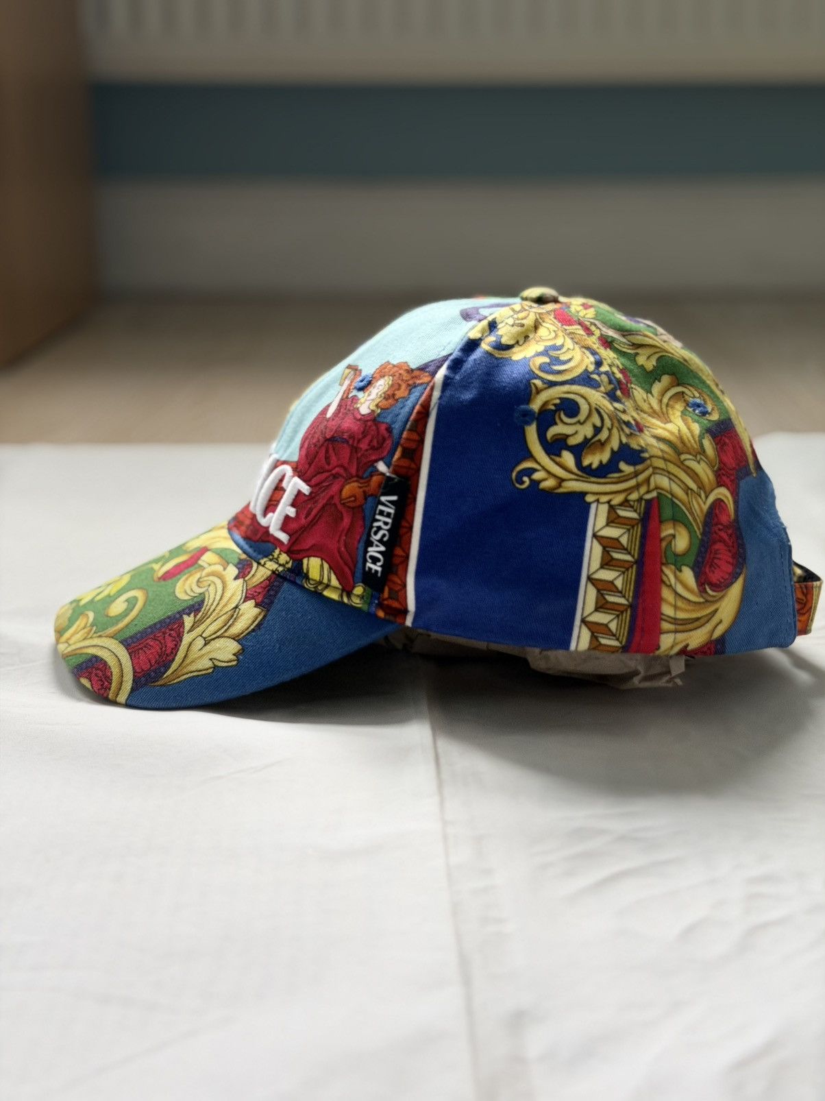 Versace Versace Baroque Renaissance Print Baseball Cap Hat Size ONE SIZE - 5 Thumbnail
