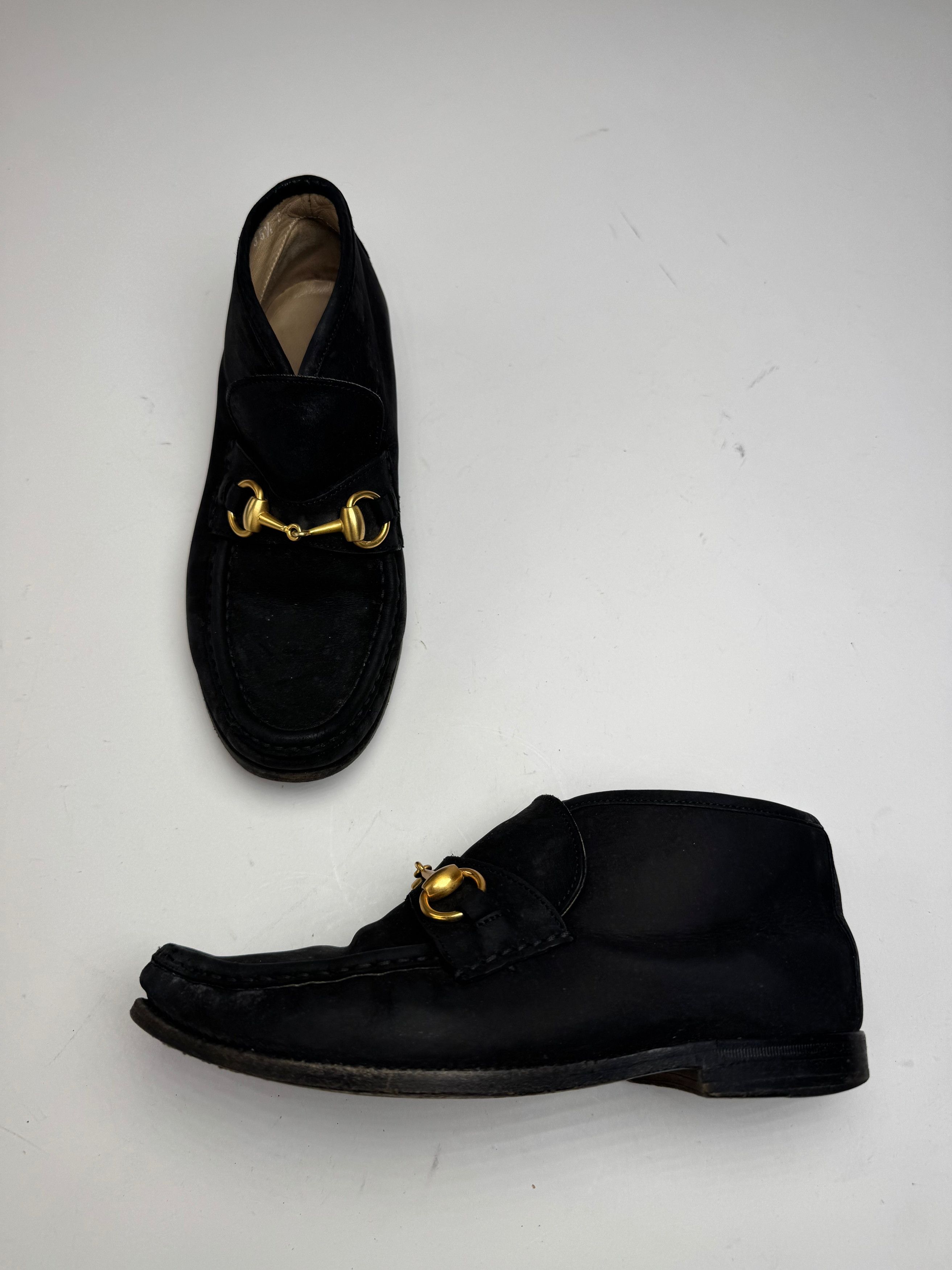 Gucci Vintage Horsebit Leather Boots Black EU35,5 Size US 4.5 / IT 34.5 - 1 Thumbnail