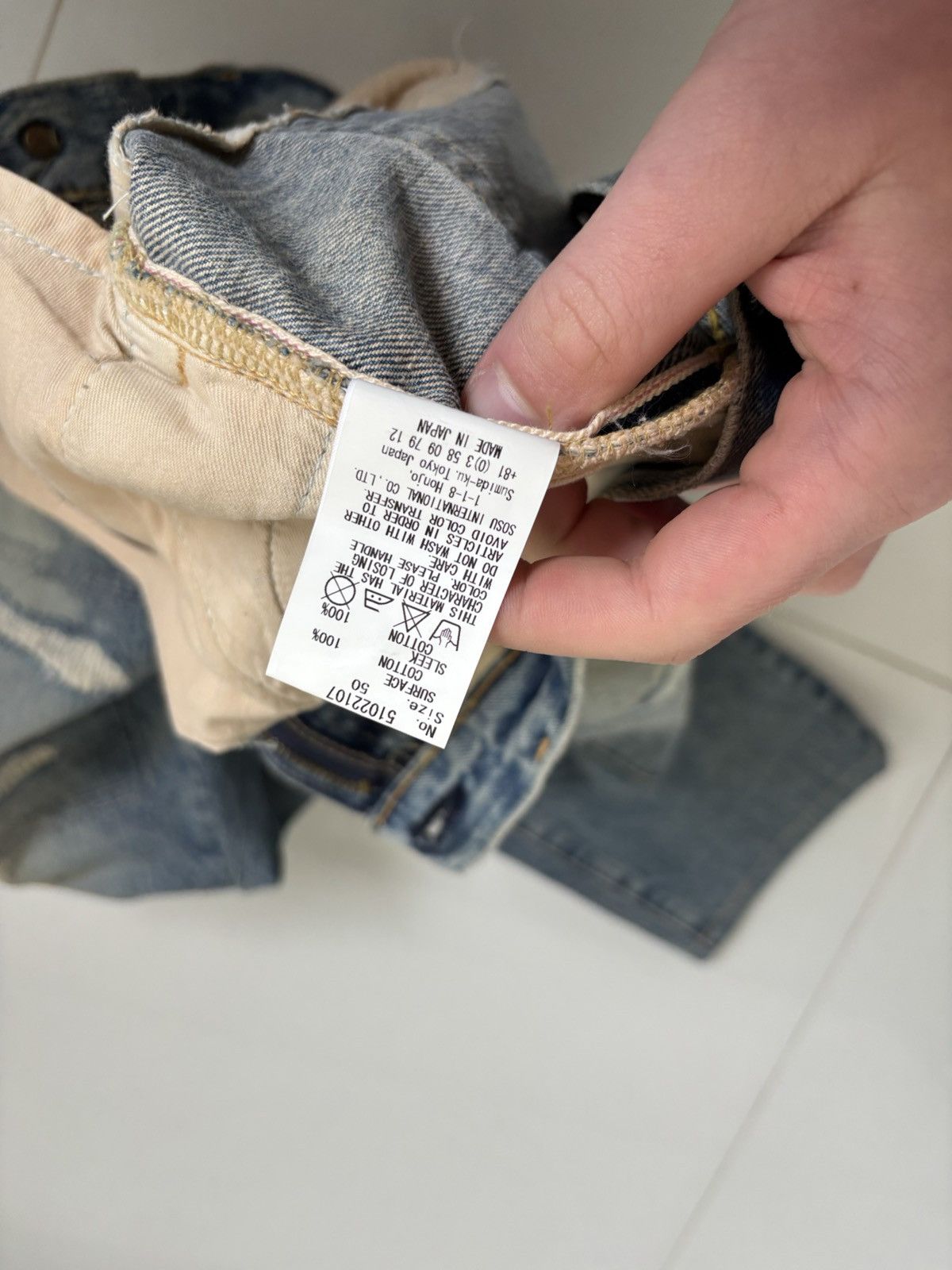 Japanese Brand × Maison MIHARA YASUHIRO rare mihara yasuhiro selvage denim Size US 32 / EU 48 - 7 Thumbnail