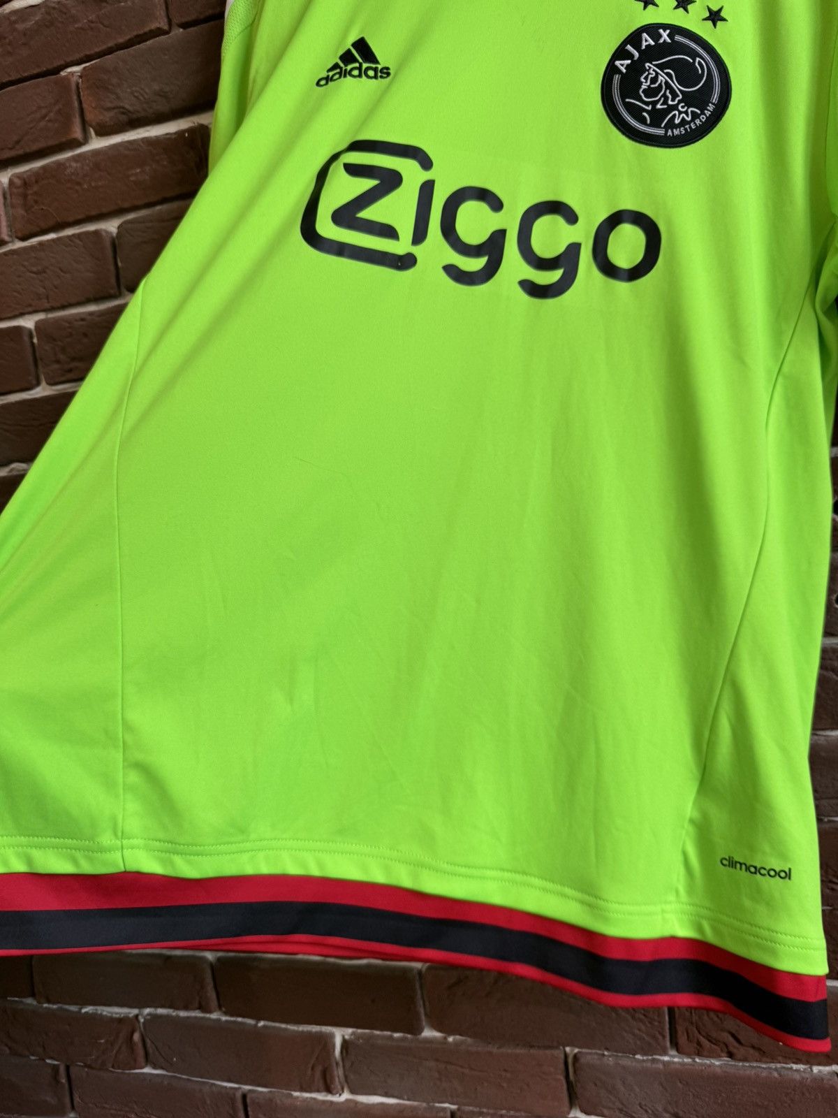 Adidas 2015 Adidas Ajax Amsterdam Football Soccer Jersey Green L Size US L / EU 52-54 / 3 - 4 Thumbnail
