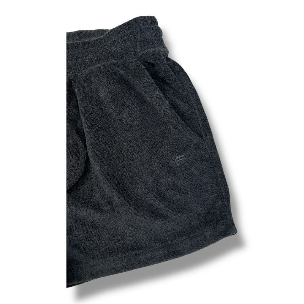 Other Fabletics Island Terry Black Athletic Shorts Size Large Size 34" / US 12 / IT 48 - 2 Thumbnail