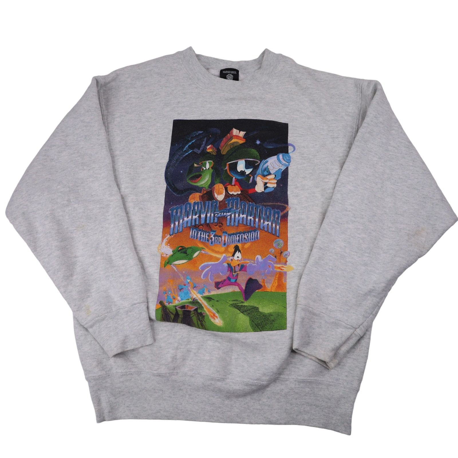 Vintage Vintage Marvin the Martian In the 3rd Dimension Sweatshirt Size US M / EU 48-50 / 2 - 1 Thumbnail
