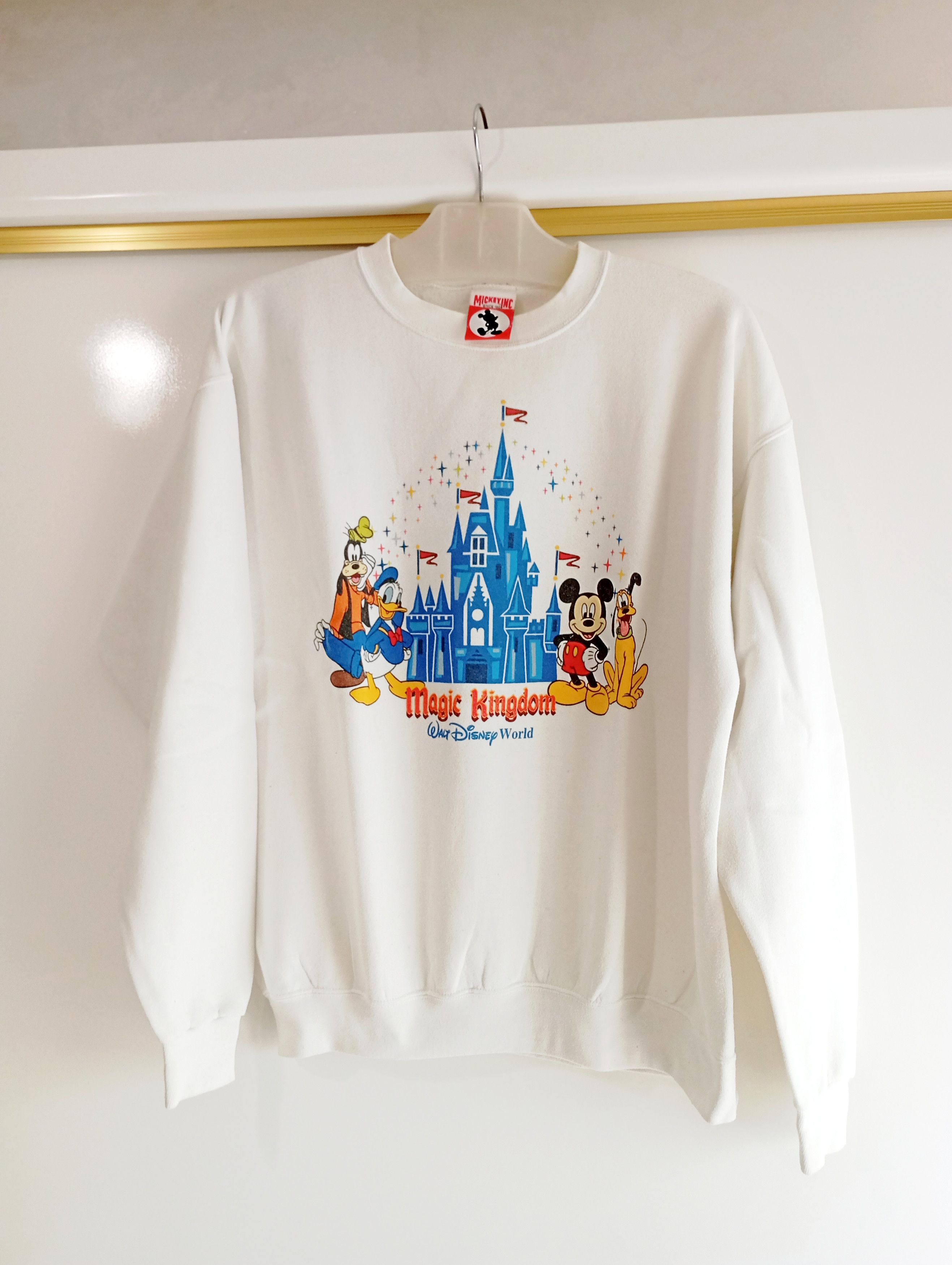 Disney Mickey Mouse 90s Vintage Disney Sweatshirt Made In Usa Size US M / EU 48-50 / 2 - 2 Thumbnail