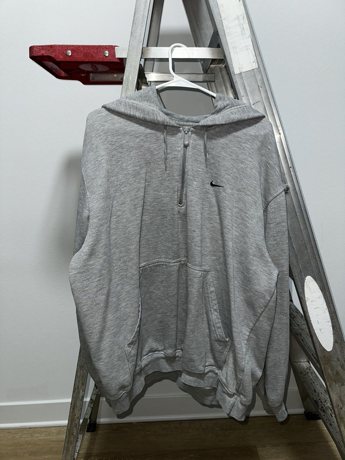 Nike Vintage Nike Quarter-Zip Hoodie Size US XL / EU 56 / 4 - 3 Thumbnail