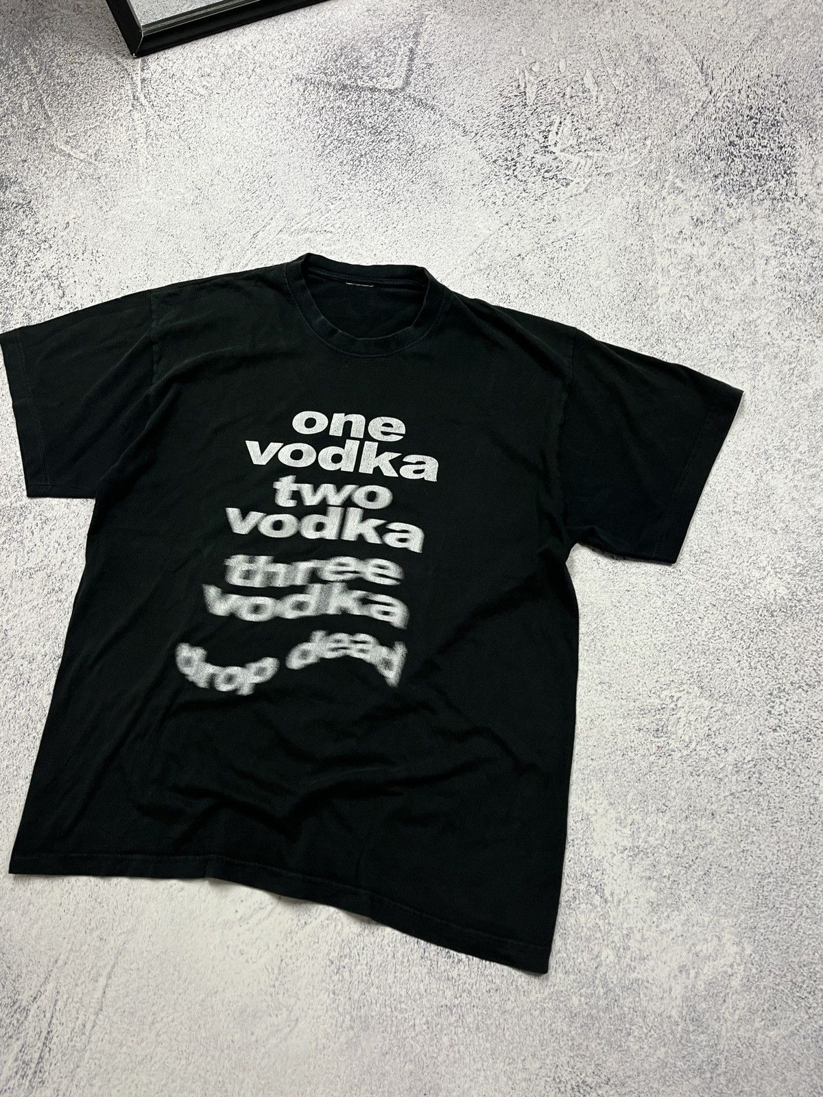 Other Humor Tee “One vodka two vodka three vodka drop dead” Size US L / EU 52-54 / 3 - 3 Thumbnail