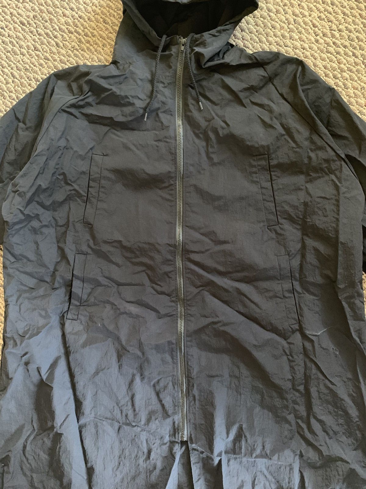 Yeezy Yeezy Gosha Vultures RC-01 Black Zip-Up Raincoat Size 3 Size US L / EU 52-54 / 3 - 3 Thumbnail