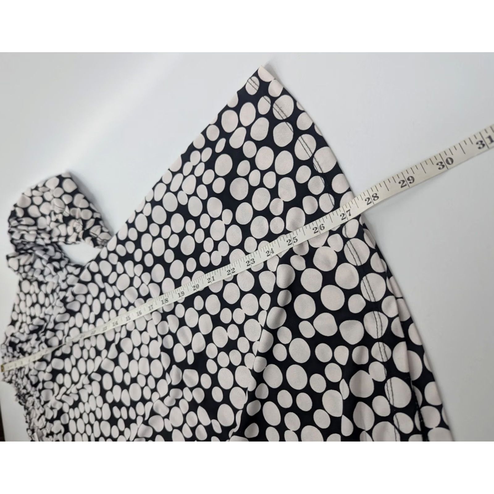Vintage Susan Graver Tunic Pullover Liquid Knit Polka Dot White Black XS? Size L / US 10 / IT 46 - 5 Thumbnail